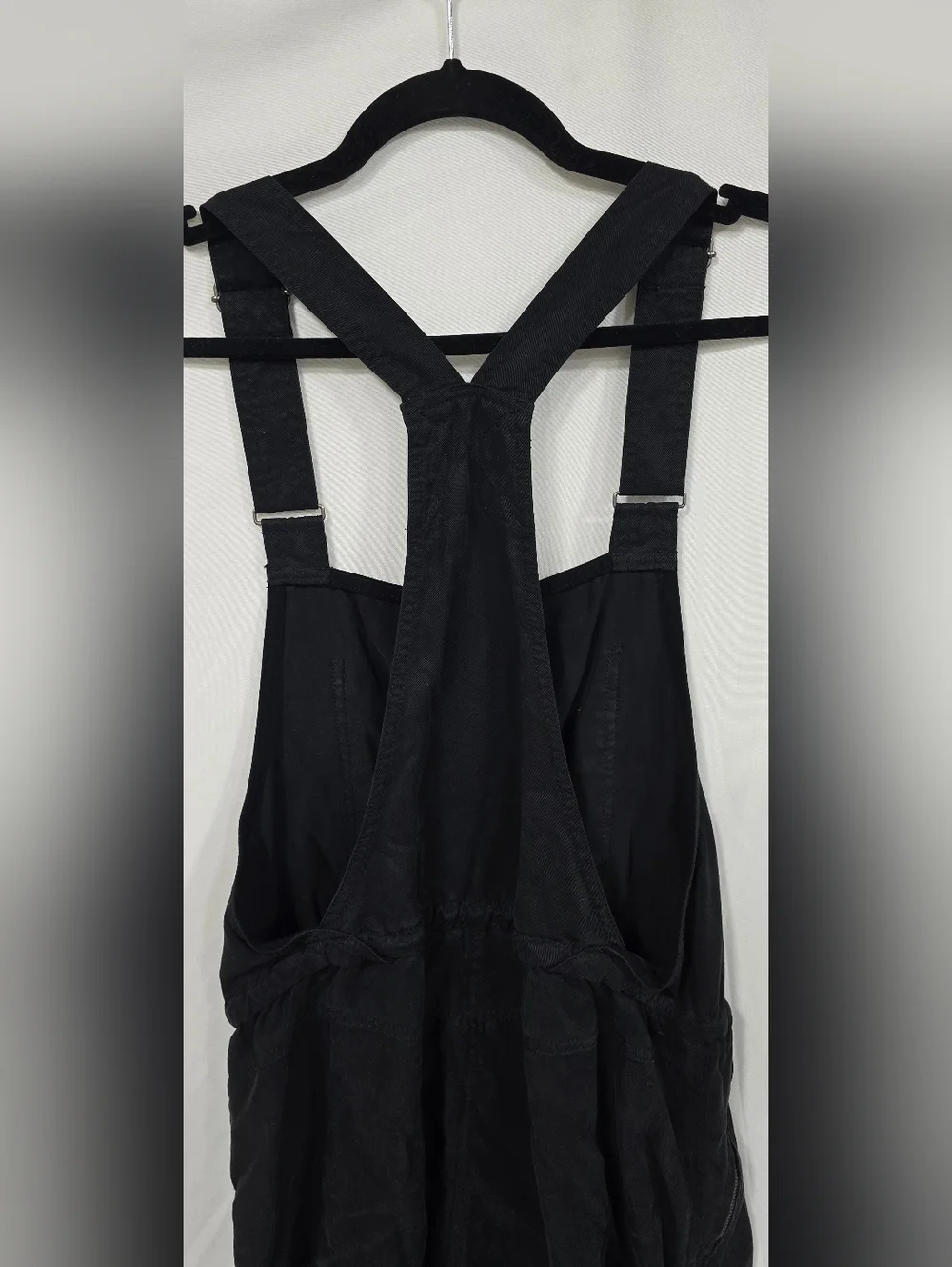 Aritzia Wilfred Free women S Beatriz romper overalls shorts black minimalist - Picture 10 of 10